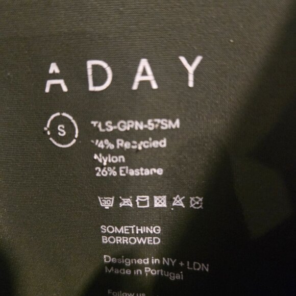 ADAY Something Borrowed Shirt - Green, size small - Picture 4 of 6